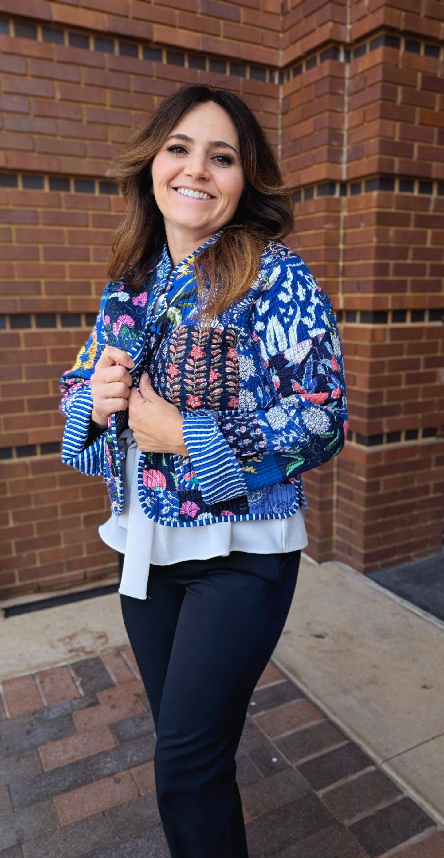 Classic Quilted Jacket - Blue Bay
